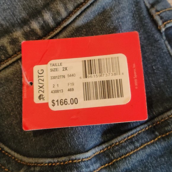 NWT Spanx Distressed Ankle Skinny Jeans - Picture 12 of 12